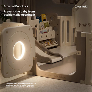 Parc de <span class=keywords><strong>jeux</strong></span> polyvalent - Bleu frais, clôture pour bébé, parc de <span class=keywords><strong>jeux</strong></span> pliable en plastique pour bébés et enfants, pour l'intérieur - Product Image 2