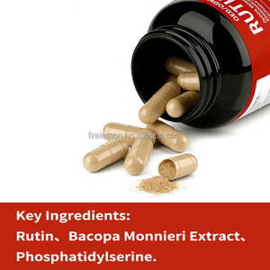 OEM/ODM ルチンカプセル＆バコパ・モニエリ抽出物カプセル（ホスファチジルセリン配合） 大人向け脳と記憶力サポートサプリメント - Product Image 4