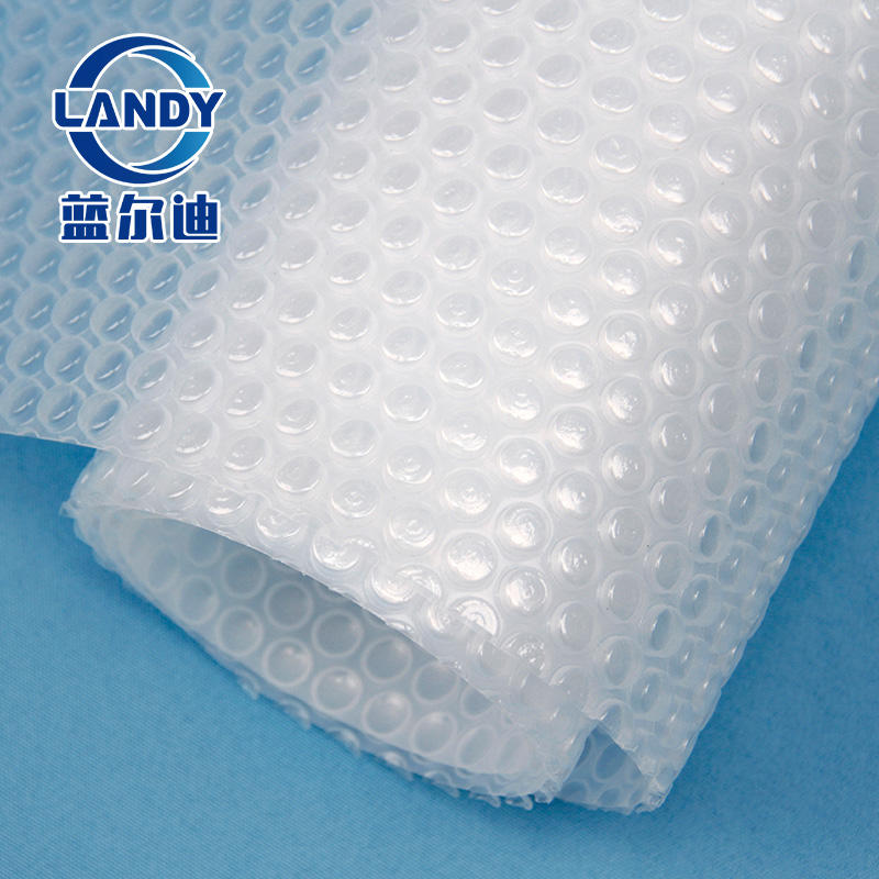 White swimming pool cover