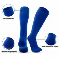 Chaussettes de football épaisses et respirantes, anti-humidité, avec talon et orteils renforcés pour le football