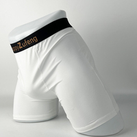 Sous-vêtements de sport pour homme, taille mi-haute, respirants, en coton extensible, bande élastique, confortables et élégants, caleçons et boxers taille mi-haute