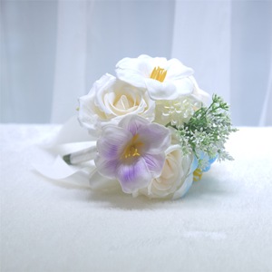 <span class=keywords><strong>Bouquet</strong></span> de mariage artificiel en tulipes, fleurs en soie, <span class=keywords><strong>bouquet</strong></span> de mariée pour la mariée, la demoiselle d'honneur, décoration de <span class=keywords><strong>cérémonie</strong></span> de mariage - Product Image 3