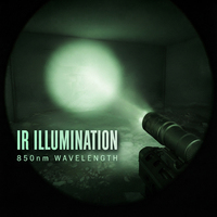 Lampe torche IR SF M300V améliorée avec lentille optique TIR et capteur de pression à distance, éclairage tactique, illuminateur infrarouge, lampe de reconnaissance