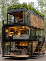 Maison préfabriquée sur roues, conteneur personnalisé, petite maison mobile, maison moderne portable, casas prefabricadas, hôtels