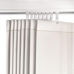 Stores verticaux en plastique imitation bois blancs de 50 mm de style moderne pour fenêtres intérieures, sans perçage, rideaux d'intérieur - Product Image 4