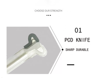 <span class=keywords><strong>Fraise</strong></span> à profil de tiroir PCD <span class=keywords><strong>demi</strong></span>-ronde, <span class=keywords><strong>fraise</strong></span> à double courbure pour poignée de tiroir, poignée de meuble, <span class=keywords><strong>fraise</strong></span> à tiroir - Product Image 5
