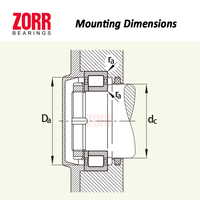 Roulements à rouleaux cylindriques à une rangée de haute qualité ZORR NUP311 NUP312 NUP313 NUP314 NUP315 NUP317 NUP318 NUP326