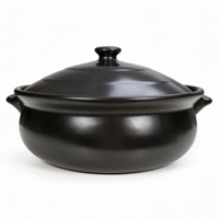 Casserole en céramique antiadhésive durable, compatible gaz et induction, nouveau style chinois, poignée en acier inoxydable, passe au lave-vaisselle