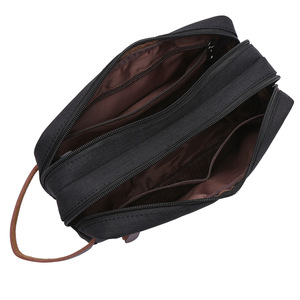 Prezzo all'ingrosso borsa cosmetica in poliestere borsa per il trucco borsa cosmetica da viaggio portatile di grande capacità - Product Image 4