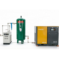 Compresseur d'air à vis à aimant permanent à vitesse variable Airhorse 7,5 kW-37 kW avec sécheur d'air, haute efficacité, faible bruit, certifié CE