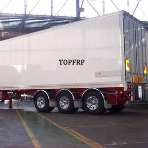 Lámina de gel coat de fibra de vidrio FRP resistente a los rayos UV / Paneles de pared marinos a prueba de humedad de 1-6 mm de espesor - Product Image 5