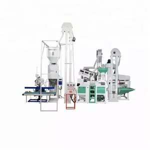 Manufacturer Selling 20 ton/day Automatic Grain Cleaning Processing Polishing Sorting Rice Mill Combined Rice Milling Machine