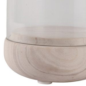 Portacandele in Vetro con Base in Marmo per Decorazione Casa, Centrotavola Soggiorno - Product Image 5