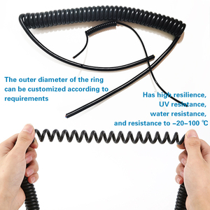 PUR/PU/PVC Spiral <strong>Cable</strong> Best Selling Spiral <strong>Cable</strong>, Spring <strong>Cable</strong>, 2core Spiral <strong>Coiled</strong> <strong>Cable</strong> - Product Image 6