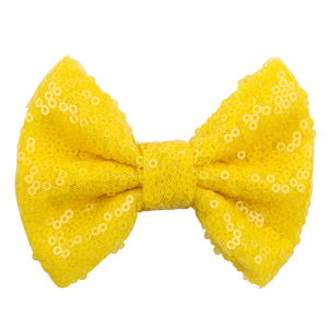 Nơ tóc thủ công đính kim tuyến, không kẹp, dành cho băng đô bé, phụ kiện tóc tự làm cho bé gái - Product Image 6