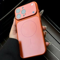 Coque de téléphone en verre pour iPhone 17 Air 16 15 14 13 Pro Max, protection intégrale de l'objectif, givrée, antichoc, rigide, magnétique