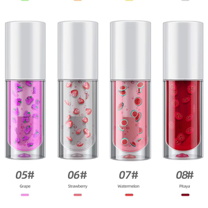Aceite Labial Vegano Hidratante de Alta Calidad con Sabor a Frutas, Brillo Labial Humectante de Larga Duración, Cuidado Labial, Aceite Labial de Marca Privada - Product Image 1