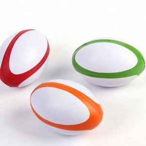 Ballon anti-stress de rugby en PU personnalisé avec logo, jouet promotionnel de football pour enfants, vente chaude - Product Image 2
