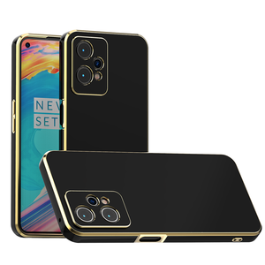 แฟชั่นยางนิ่ม6D ชุบโลหะด้วยไฟฟ้า TPU เคสโทรศัพท์สำหรับ <span class=keywords><strong>Oneplus</strong></span> <span class=keywords><strong>NORD</strong></span> CE 2 LITE 5G ปกหลัง - Product Image 3