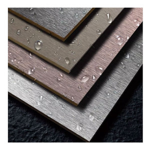 Panel marmer kayu waktu lama, tahan air koneksi datar mulus dekorasi dalam ruangan latar belakang bambu serat arang kayu veneer - Product Image 3