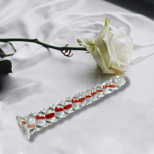 Adult Toy <span class=keywords><strong>Twist</strong></span> Glas massage Crystal Butt <span class=keywords><strong>Dildo</strong></span> Zauberstab Anal <span class=keywords><strong>Dildo</strong></span> für tiefes Gewebe - Product Image 4