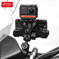Support de téléphone Motowolf V5 antichoc pour accessoires de moto, support de téléphone portable