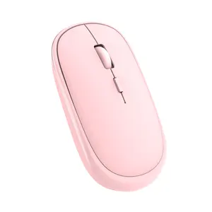 适用于PC笔记本电脑USB鼠标可充电迷你无线鼠标的Fresh Color Slim 2.4Ghz光学