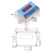 Tachometer Digital Tahan Air DC8-24V Pengukur Kecepatan RPM, Penghitung Kecepatan Rotasi Motor Presisi Tinggi dengan Sensor Proximitas