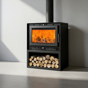 Poêle à <span class=keywords><strong>bois</strong></span> en acier laminé à froid à prix abordable pour chauffage domestique intérieur - Product Image 1