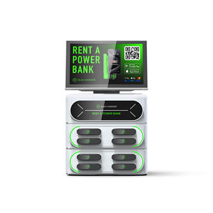 Kiosque de <span class=keywords><strong>location</strong></span> de batteries externes portables à 8 emplacements, personnalisable par OEM, avec paiement sans contact par code QR et par carte de crédit - Product Image 6