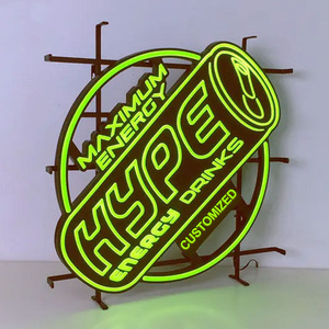 New tùy chỉnh bánh neon ánh sáng bảng hiệu chiếu sáng Acrylic hiển thị LED màn hình ánh sáng dấu hiệu chất lượng cao Hạnh Phúc sinh nhật biển quảng cáo - Product Image 3