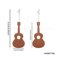 Sac de rangement élégant pour médiators de guitare, vente en gros d'usine, pochette universelle de haute qualité pour médiators, étui de voyage pour médiators