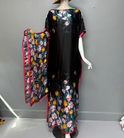 Múltiples tipos de vestido Dashiki africano a granel con estampado de Ankara Flowy Kaftan tradicional suelto de manga larga Boubou