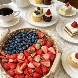 Realistic Pvc Mixed Fruit Model <b>Strawberry</b> Blueberry Exquisite Surface Natural Fresh Fruit Display Simulation <b>Cake</b> <b>Decoration</b> - Product Image 6
