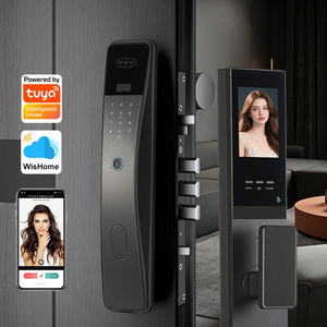 TUYA WIFI Face Fingerprint Key Password Card Smart <strong>Door</strong> Lock Digital <strong>Door</strong> Lock Keyless Cerradura Inteligente Smart Lock - Product Image 2