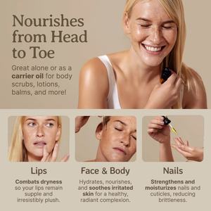 Private Label cura dei capelli olio di ricino spremuto a freddo organico promuove la crescita delle ciglia crescita nero olio di ricino Jamaican naturale - Product Image 5