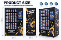 Distributeur automatique commercial pour cartes à collectionner Pokémon, cartes postales d'anime avec écran tactile de 21,5 pouces