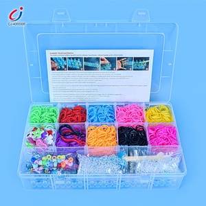 <span class=keywords><strong>Kit</strong></span> de fabrication de bracelets en élastique pour enfants, nouveau design Chengji, <span class=keywords><strong>loom</strong></span> art coloré pour filles, artisanat en tricot, bricolage - Product Image 3