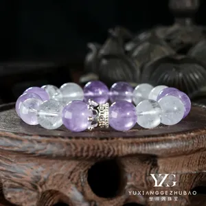 YXG Luxury Fine Jewelry For Women Personalidad Design Fashion Crystal Bracelet With Gemstone Bead For Gift