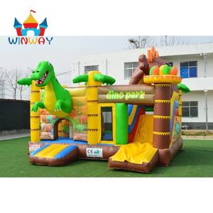 Inflable Dino Park Jurásico Castillos hinchables Dinosaurio-Temática Inflable Diversión Comercial Jumper Combo <span class=keywords><strong>para</strong></span> niños, <span class=keywords><strong>Alquiler</strong></span> comercial - Product Image 2