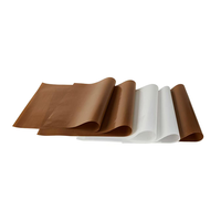 Plaque de cuisson en fibre de verre enduite de PTFE de qualité alimentaire 40x60cm, tapis de four antiadhésif pour boulangerie et transformation alimentaire