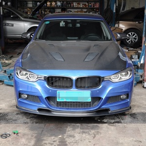 Alerón Inferior de Fibra de Carbono Estilo STR, Divisor de Aire, Ventilación, Labio de Parachoques Delantero para BMW F30 M Tech - Product Image 5