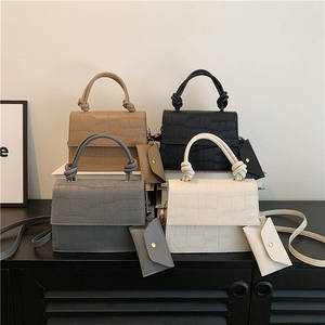 Sac bandoulière décontracté 2026 à motif pierre texturé, sac à main femme tendance et simple - Product Image 1