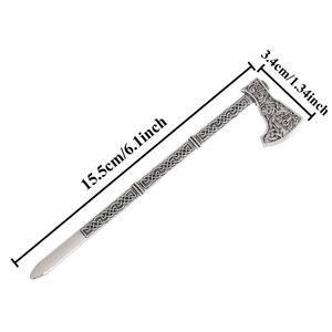 Vintage Viking Nordic Retro Celtic Knot Battle Axe Hairpin <b>Clip</b> Nordic Norwegian Style Party Women Gothic Hair Stick Hair <b>Clip</b> - Product Image 6