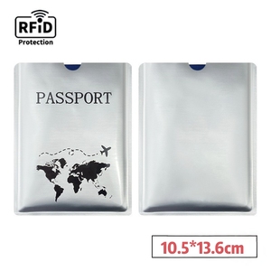 アルミ製RFIDブロッキング防水盗難防止カードケース＆パスポートスリーブ - Product Image 3