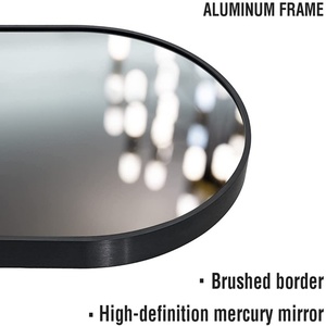 Hot Sale Gold Silver Black Alum Metal Framed European Design Makeup Arch <b>Mirror</b> Decor Wall - Product Image 3