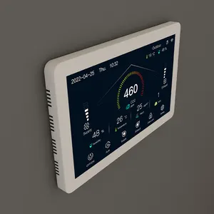 HRV ERV MVHR controller di sistema HVAC adatto per ventilatori AC EC DC 7 ''smart home Tuya WIFI RS485 controller