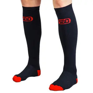 Высококачественные Компрессионные носки для тяжелой атлетики с логотипом на заказ