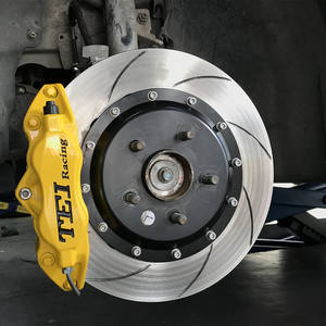 TEI de <span class=keywords><strong>Kit</strong></span> de freno grande 4-pinza de pistón de freno delantero con 330x28mm Rotor enfoque <span class=keywords><strong>MK2</strong></span> 2007-2010 de 17 pulgadas - Product Image 5