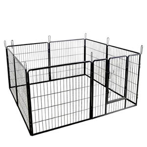 Valla plegable portátil de Metal para perros, para exteriores - Product Image 6